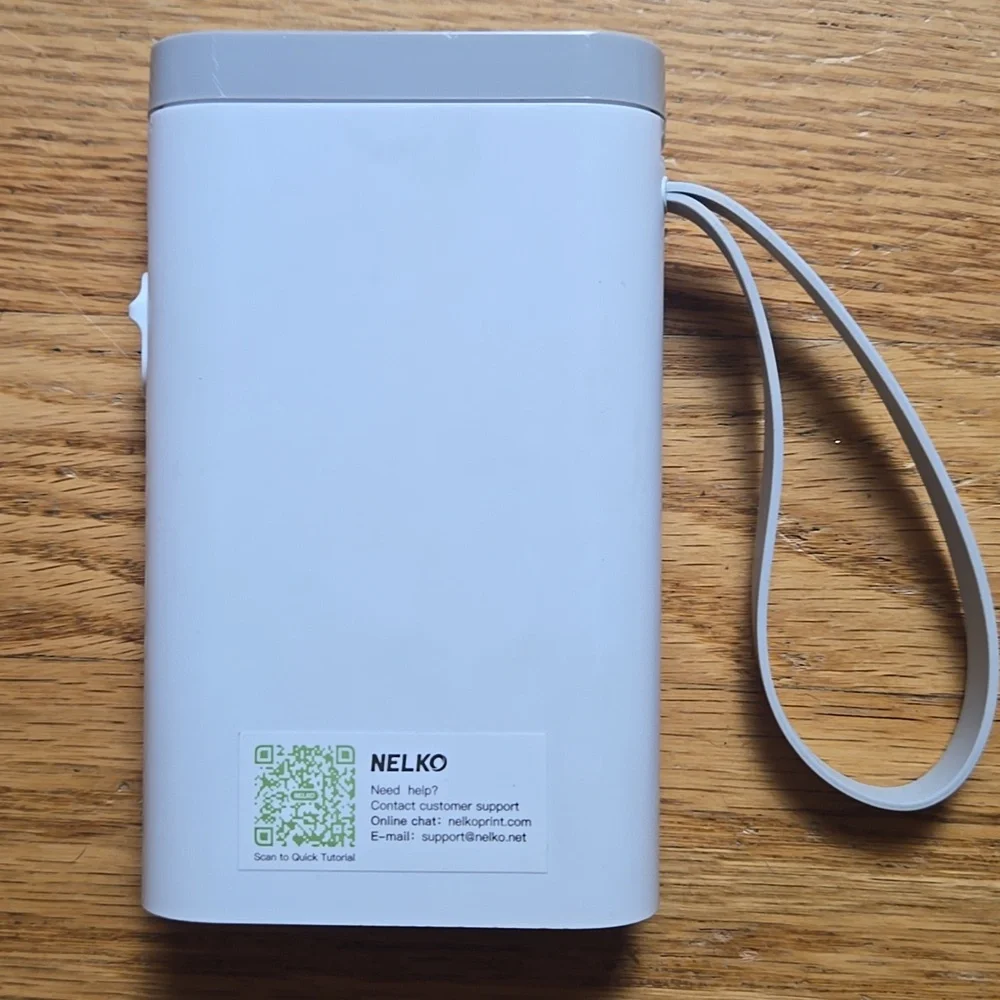 Nelko P21 Bluetooth Thermal Label Maker/Printer w/ case, labels